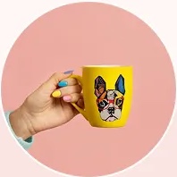 Taza FRENCHIE POP